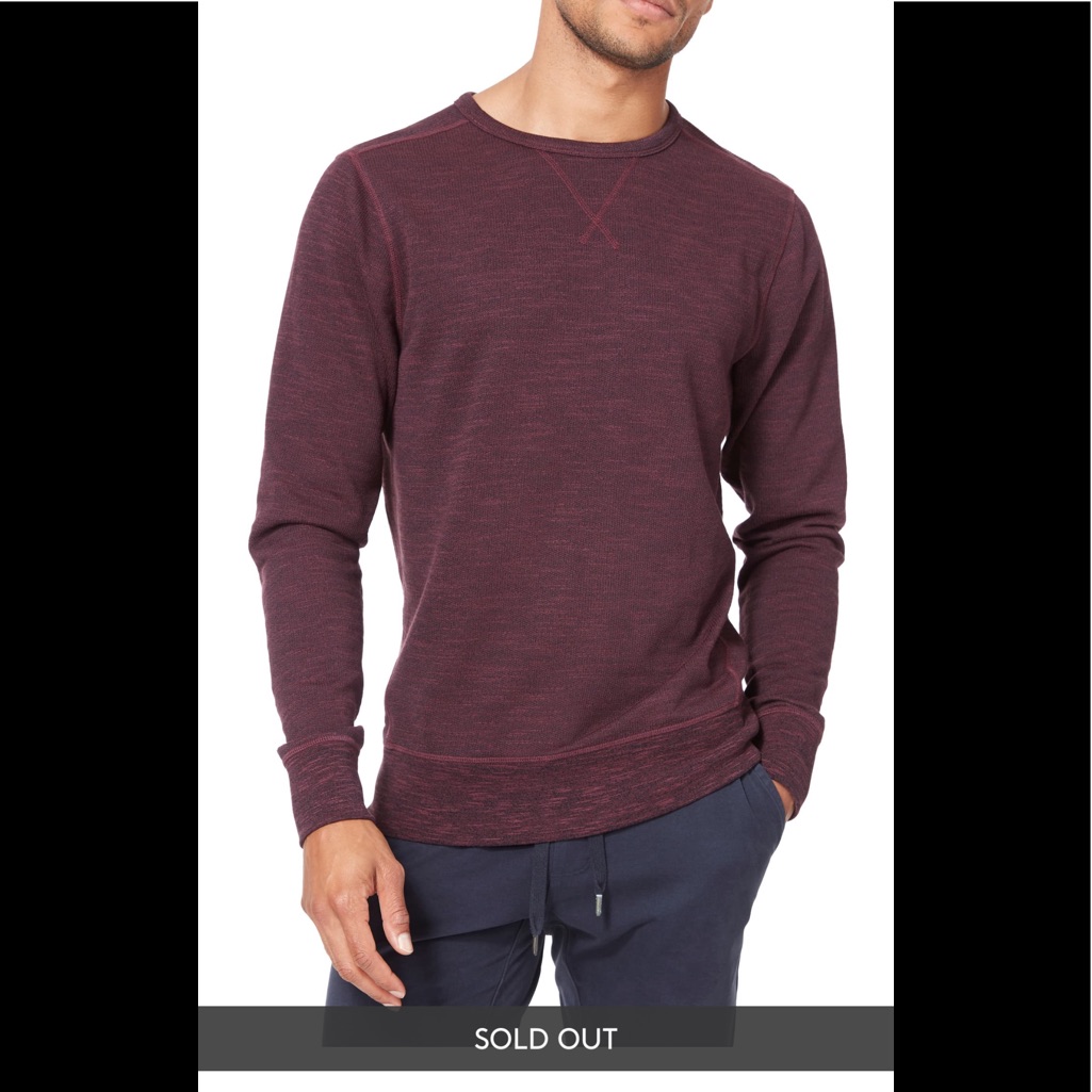 Good Man Brand Wine Sweater
